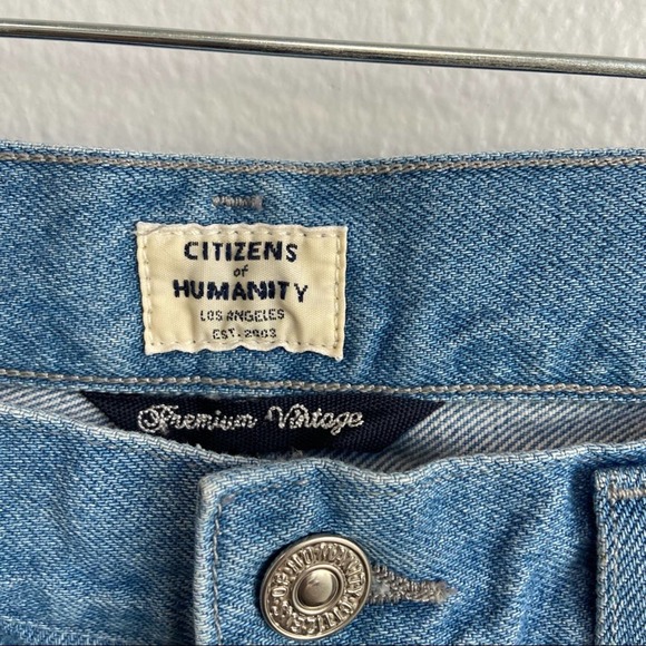 Citizens Of Humanity Jeans Dree Crop High-rise Straight Jeans Size 30 - Picture 6 of 14